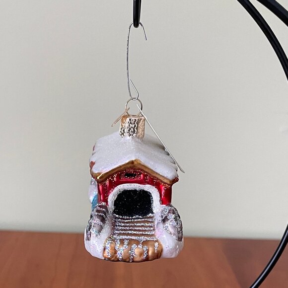 Old World Chrismas Covered Bridge Ornament - Picture 2 of 7